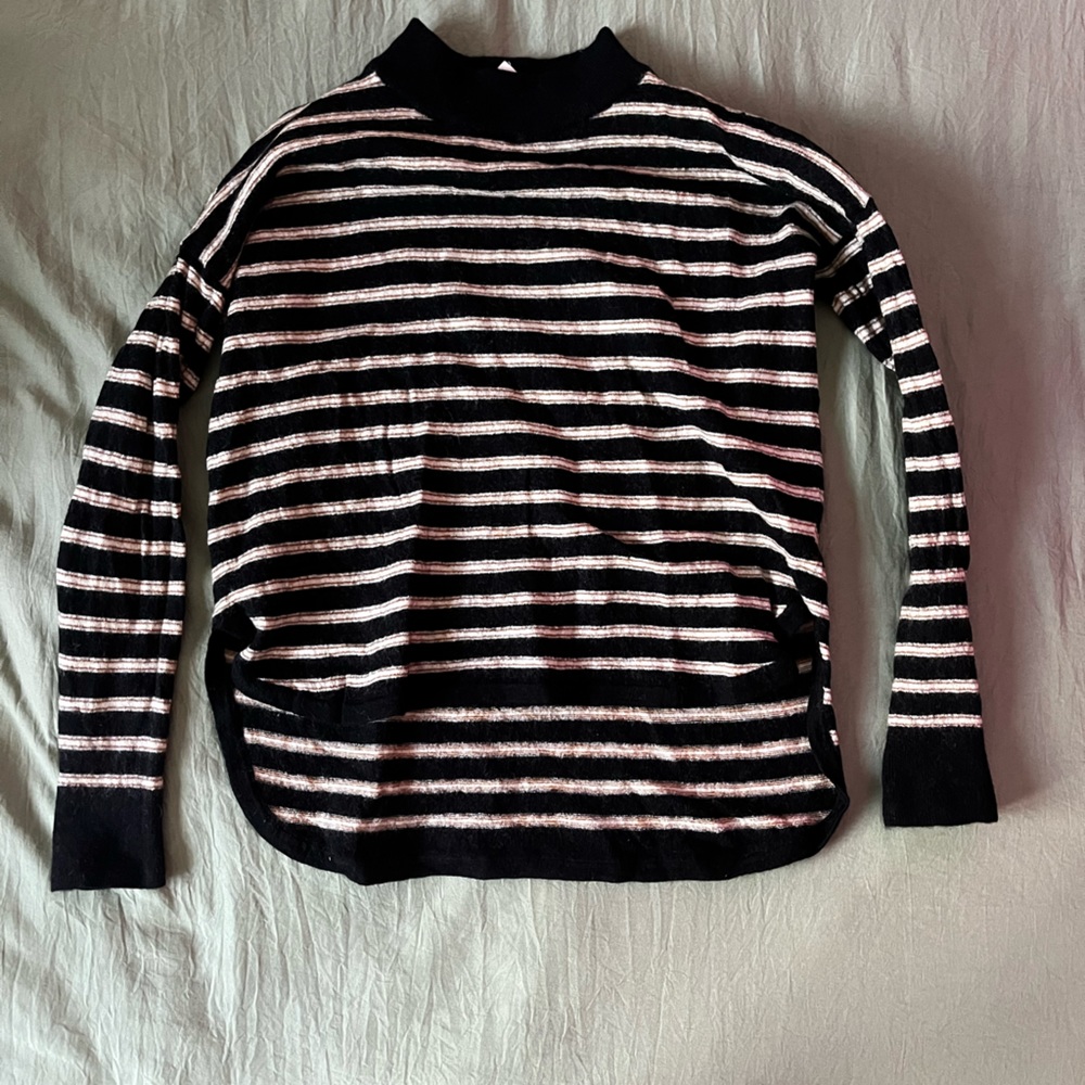 Madewell Cropped XS Mock Neck Sweater
